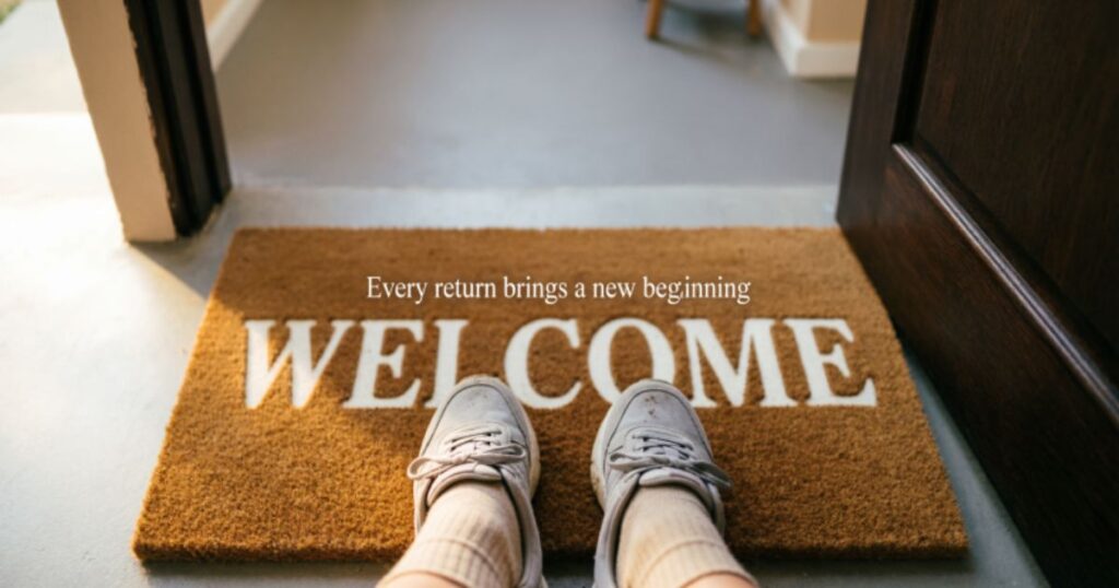 INSPIRATIONAL WELCOME HOME QUOTES ABOUT NEW BEGINNINGS
