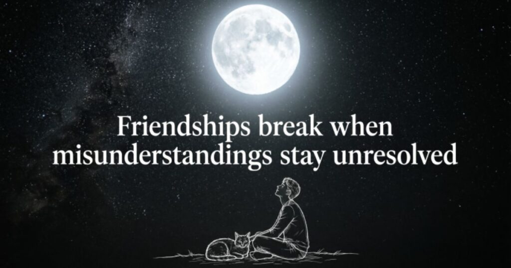 HEARTFELT MISUNDERSTANDING QUOTES ABOUT FRIENDSHIP AND DISTANCE
