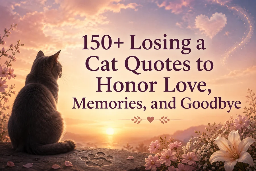 Losing a Cat Quotes