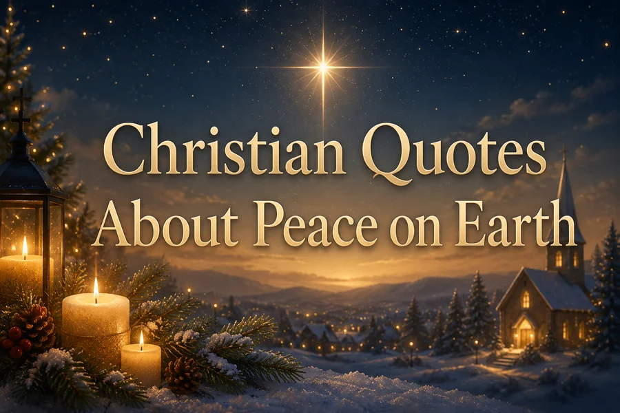 Christian Quotes About Peace on Earth