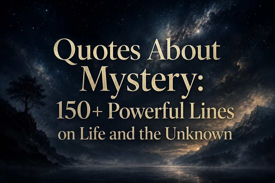 Quotes About Mystery